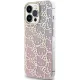Чехол Hello Kitty для iPhone 15 Pro Max IML Gradient Electrop Crowded Kitty Head, розовый