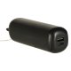 Pārnēsājams mini USB ventilators 2in1 ar Powerbank funkciju, melns