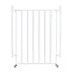 ECOTOYS drošības vārtiņi kāpnēm un durvīm, 65–106 cm, balti