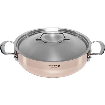 De Buyer Prima Matera Saucepot 28cm 4.9L, Copper and Stainless Steel