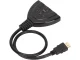 Автоматический 3-портовый HDMI переключатель 4K, черный
