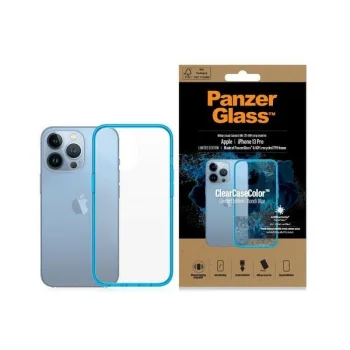 PanzerGlass iPhone 13 Pro vāciņš ClearCase Antibacterial, caurspīdīgs zils