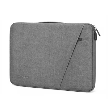 Сумка для ноутбука 17" Wozinsky WTNP-17G с ручкой серая