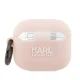 Karl Lagerfeld Silicone Karl Head 3D Case for AirPods 3 Pink