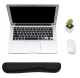 Ergonomisks želejas paliktnis tastatūrai, melns