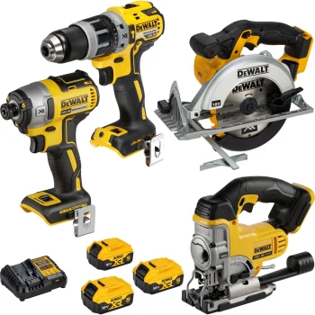 Akumulatora instrumentu komplekts DeWalt DCK551P3T-QW 18V XR ar 3x 5.0 Ah akumulatoriem