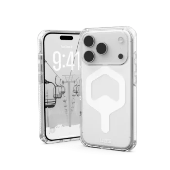 Чехол UAG Plyo MagSafe для iPhone 17 Pro – прозрачный и белый