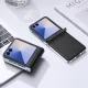 Samsung Galaxy Z Flip 7 (SM-F766B/DS) DUX DUCIS Bril Series Leather + PC Cover Case, Black | Чехол Обложка...