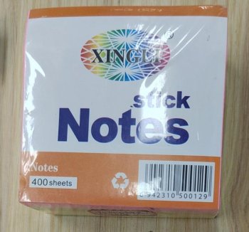 Sticky Notes Set 76x76mm 4x400 Sheets Memo Pads, multicolor