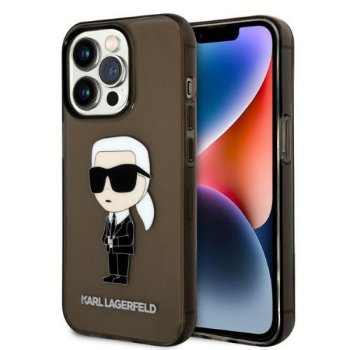 Apple iPhone 14 Pro Max 6.7" Karl Lagerfeld Ikonik Karl Case Cover, Black