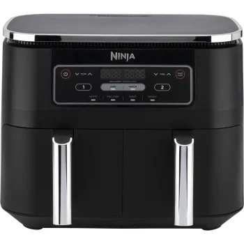 Ninja AF200EU Dual Zone 4-in-1 karstā gaisa friteris, 7.6L, melns