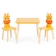 Набор детской мебели Ecotoys 6162: стол и 2 стула, жираф