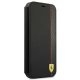 Ferrari FESAXFLBKP13SBK iPhone 13 mini 5.4" black/black book On Track Carbon Stripe
