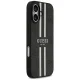 Чехол Guess 4G Printed Stripes MagSafe для iPhone 17, черный
