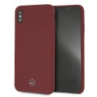 Mercedes iPhone Xs Max vāciņš Silicone Line, sarkans
