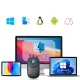 Ugreen MU102 FUN+ bezvadu pele Bluetooth / 2.4 GHz melna