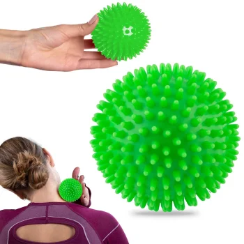 Neo-Sport Masāžas un fitnesa bumba 9cm NS-957 zaļa