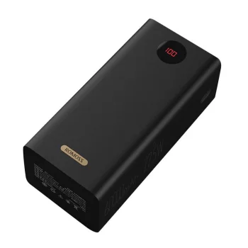 Romoss PEA60 Power Bank, 60000mAh, Black