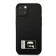 Karl Lagerfeld Ikonik Patch vāciņš iPhone 13 mini, melns
