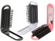 Salokāmā Ceļojuma Matu Suka ar Spoguli, Dažādas krāsas | Folding Hair Brush with Mirror