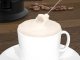 Electric Milk Frother with Stand, Black
