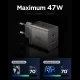 Сетевое зарядное устройство Spigen Essential EE472EU-GAN 2 порта 47W,...