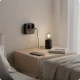 Huslog HUS1055 pagarinātājs ar tālruņa turētāju, 2x AC, 4x USB, 1.4m, melns