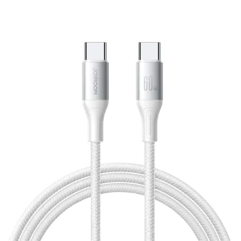 Joyroom S-A28 Flash Series USB-C uz USB-C kabelis 60W 2m, balts