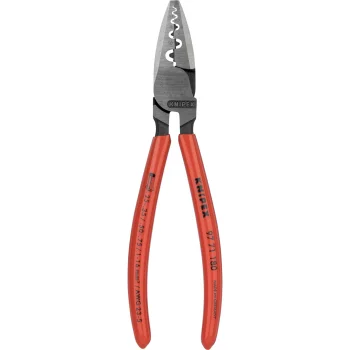 KNIPEX 97 71 180 Crimping Pliers for Wire End Ferrules 0.25-16.0 mm²