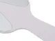 Tooth-Shaped Hand Mirror for Dentistry and Cosmetics, White
