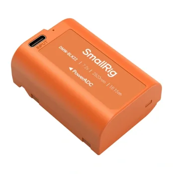 SmallRig DMW-BLK22 kameras akumulators ar USB-C, 2520 mAh, oranžs