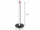 LED RGB grīdas lampa 50cm ar pulti, melna