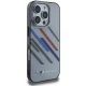BMW iPhone 16 Pro Max Case Motorsport IML Random Stripes, Gray