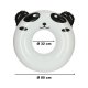 Inflatable swimming ring for kids, panda design, 80 cm, max 60 kg