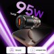 Tech-Protect CC03 95W 2-portu USB-A / USB-C automašīnas lādētājs – melns | Phone Car Charger