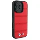Чехол BMW для iPhone 16 Pro Max M Perforated And Stitched Line MagSafe, красный