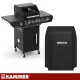 Gāzes grils Kaminer Varen Black 3.0 2+1 10kW