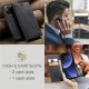 Xiaomi 13T / 13T Pro CASEME Wallet Magnetic Leather Case Cover, Black | Telefona Vāciņš Maciņš Apvalks Grāmatiņa