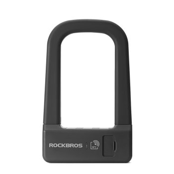 Smart Bike Lock Rockbros RBNS1 NFC Reader Black