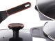 Deep Frying Pan with Lid and Non-Stick Coating, Cast Aluminium