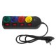 Maclean MCE508 B pagarinātājs, 4 ligzdas, USB-A/C, 1.5m, melns