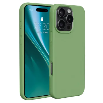 Etteri Silicone Case vāciņš Apple iPhone 16 Pro Max 6.9" Gaiši Zaļš