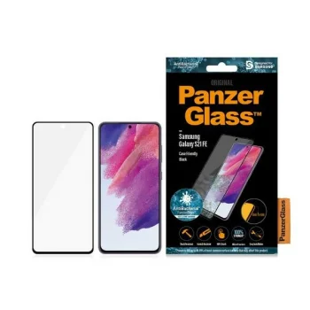 Защитное стекло PanzerGlass E2E Microfracture для Samsung Galaxy S21 FE, черная рамка