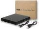 External USB CD/DVD-RW Drive Burner and Writer, Black
