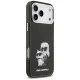 Karl Lagerfeld IML Aquarelle MagSafe vāciņš iPhone 17 Pro, melns