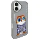 Чехол Nimmy Glasses Cool Cat для iPhone 16 6.1\", серый