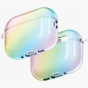 Чехол для наушников Uniq Iridescia Hang Case для AirPods Pro 3, Holo Quartz