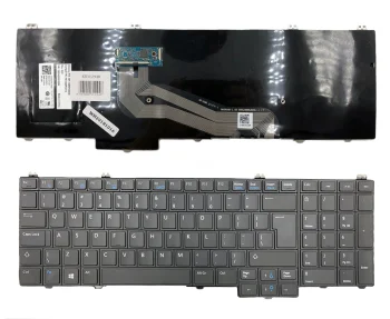 Dell Latitude E5540 / 15-5000 klaviatūra, melna