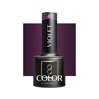 Гель-лак для ногтей Ocho Nails Violet 411, 5 г