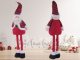 Christmas Gnome with Telescopic Legs, 60-100 cm, Red